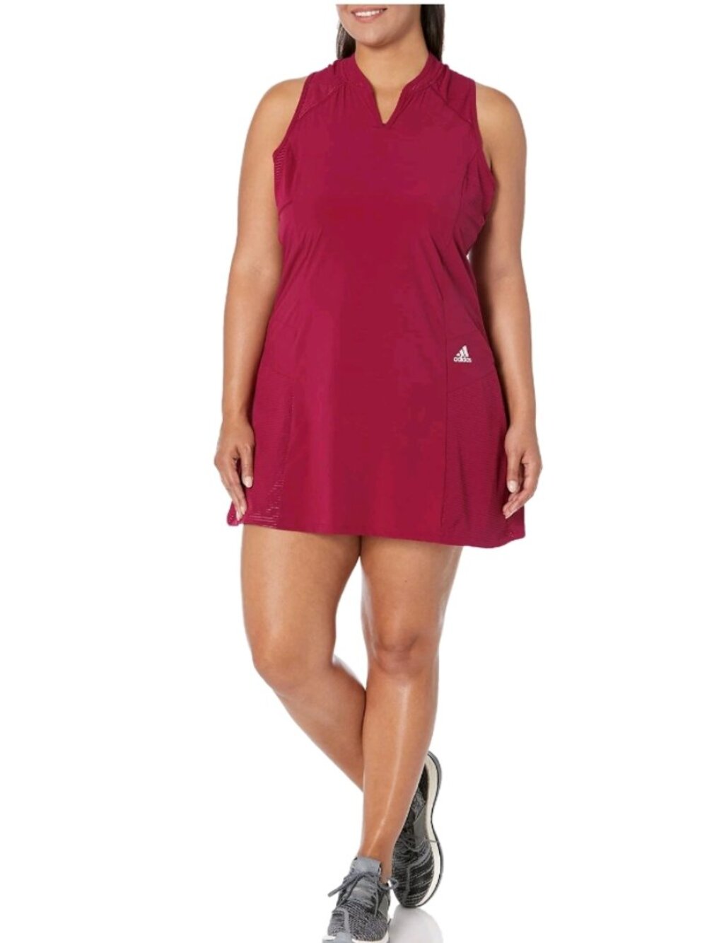 Adidas Golf Women's Size XL Standard Heat.RDY Dress Legacy HC0241 Burgundy NWT